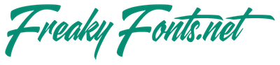 Freaky Text Fonts