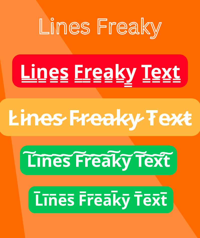 lines freaky